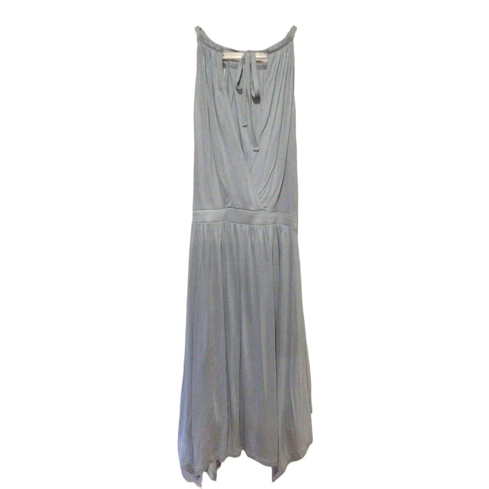 Moulinette Soeurs Blue Halter Handkerchief Hem Dress – Size XS NWT See Descrip